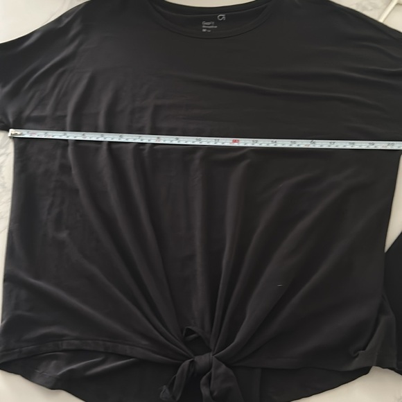 GapFit Breathe Tall Long Sleeve Tie Front Tee - Picture 2 of 9